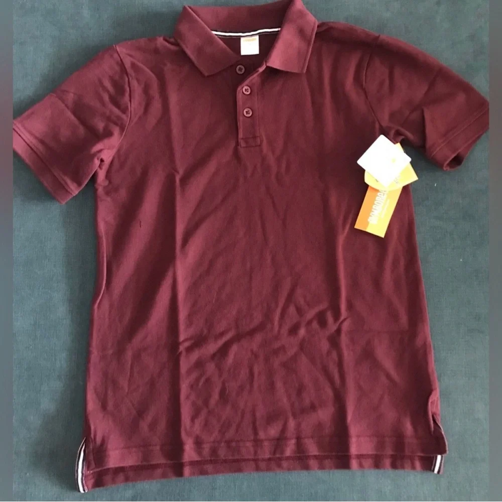 Gymboree Burgundy Polo Shirt - Classic Short Sleeve NWT